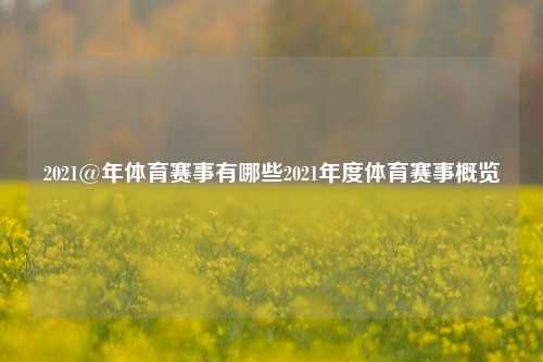 2021@年体育赛事有哪些2021年度体育赛事概览